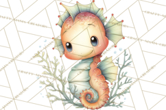 Underwater Ocean Clipart PNG, Sea Animals and Coral Elements Product Image 4