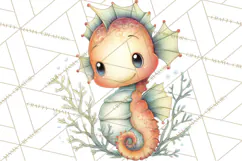 Underwater Ocean Clipart PNG, Sea Animals and Coral Elements Product Image 4