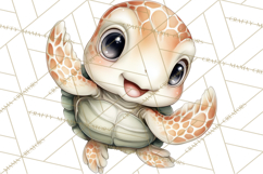 Underwater Ocean Clipart PNG, Sea Animals and Coral Elements Product Image 2