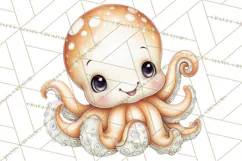 Underwater Ocean Clipart PNG, Sea Animals and Coral Elements Product Image 2