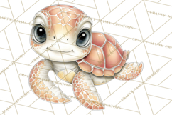 Underwater Ocean Clipart PNG, Sea Animals and Coral Elements Product Image 4