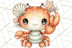 Underwater Ocean Clipart PNG, Sea Animals and Coral Elements Product Image 4