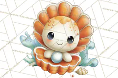 Underwater Ocean Clipart PNG, Sea Animals and Coral Elements Product Image 4