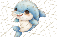 Underwater Ocean Clipart PNG, Sea Animals and Coral Elements Product Image 5