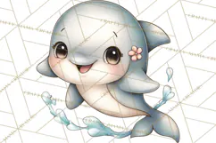Underwater Ocean Clipart PNG, Sea Animals and Coral Elements Product Image 2