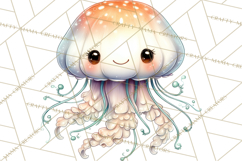 Underwater Ocean Clipart PNG, Sea Animals and Coral Elements Product Image 5