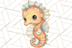 Underwater Ocean Clipart PNG, Sea Animals and Coral Elements Product Image 2