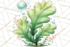 Underwater Ocean Clipart PNG, Sea Animals and Coral Elements Product Image 3