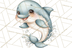Underwater Ocean Clipart PNG, Sea Animals and Coral Elements Product Image 3