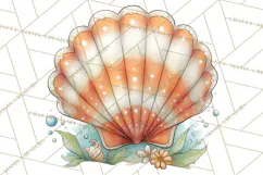 Underwater Ocean Clipart PNG, Sea Animals and Coral Elements Product Image 4