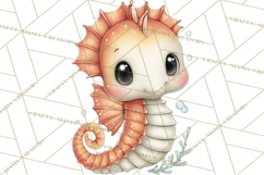 Underwater Ocean Clipart PNG, Sea Animals and Coral Elements Product Image 2