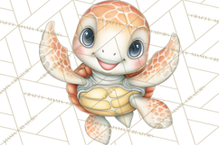 Underwater Ocean Clipart PNG, Sea Animals and Coral Elements Product Image 5