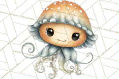 Underwater Ocean Clipart PNG, Sea Animals and Coral Elements Product Image 4
