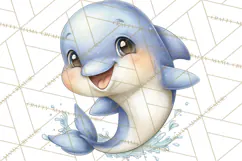 Underwater Ocean Clipart PNG, Sea Animals and Coral Elements Product Image 5