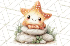 Underwater Ocean Clipart PNG, Sea Animals and Coral Elements Product Image 3