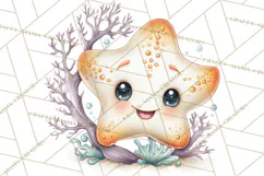 Underwater Ocean Clipart PNG, Sea Animals and Coral Elements Product Image 5