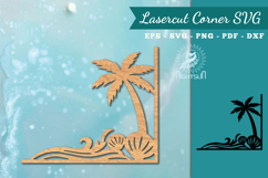 Ocean Lasercut Corner SVG Product Image 1