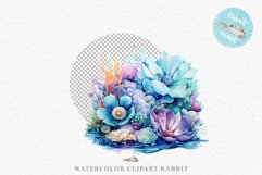 Ocean Sea Coral Nautical Seascape Undersea World Fish PNG Art Watercolor Transparent wedding invitation shirt designs sublimation printable bloom