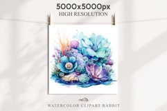 Ocean Sea Coral Nautical Seascape Undersea World Fish PNG Art Watercolor Transparent wedding invitation shirt designs sublimation printable bloom