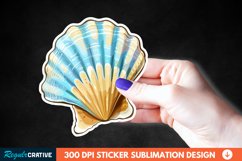 Ocean Seashell Sticker Clipart Bundle Product Image 5