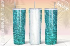 Personalized summer tumbler PNG, add your text ocean tumbler Product Image 3