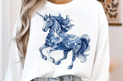 Ocean Unicorn Dolphin Glow Clipart Product Image 2