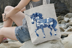 Ocean Unicorn Dolphin Glow Clipart Product Image 3