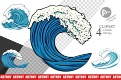 Ocean Wave Clipart Product Image 1