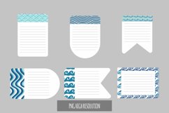 Ocean Wave Shaped Journaling Page Product Image 1