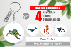 Ocean Wonders Marine Life Keychain Product Image 1