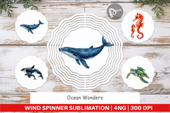 Ocean Wonders Marine Life Wind Spinner Product Image 1