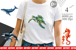 Ocean Wonders Marine Life Sublimation Product Image 1