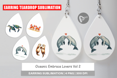 Oceanic Embrace Lovers Earring Product Image 1