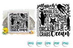 Ocean Subway Sign Decor Art SVG Product Image 1