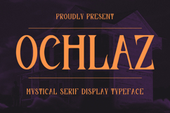 Ochlaz Mystical Serif Display Typeface Product Image 1