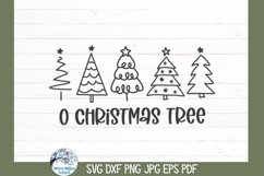 O Christmas Tree SVG | Holiday Decor Design Product Image 3