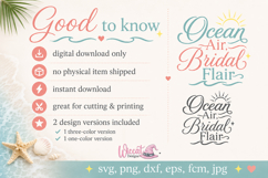Beach Bride svg, Bachelorette Trip svg, Coastal Wedding svg Product Image 8