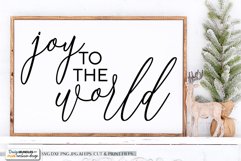 Joy To The World - Winter SVG Product Image 1