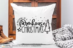 I'm Dreaming Of A Farmhouse Christmas - Christmas SVG Design Product Image 1