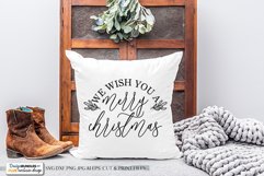 We Wish You A Merry Christmas - Winter SVG Product Image 1