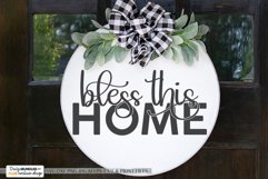 Bless This Home SVG - Farmhouse Design Product Image 1