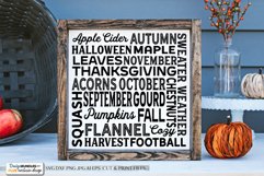 Fall Subway Art SVG - Autumn SVG Product Image 1
