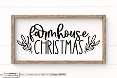 Farmhouse Christmas - Christmas SVG Design Product Image 1