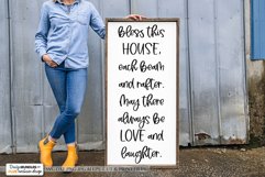 Bless This House SVG | Farmhouse Design Product Image 1