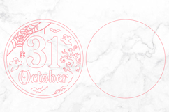 October 31 Halloween Door Sign SVG Product Image 3