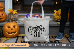 October 31 SVG File | Spooky Halloween SVG Product Image 4