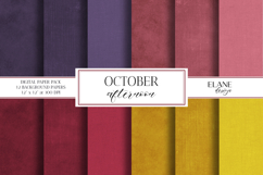 Fall Textured Digital Paper, Autumn Printable Cardstock Product Image 1