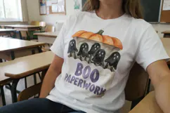 October Classroom Spook Teacher Art Sublimation Product Image 3