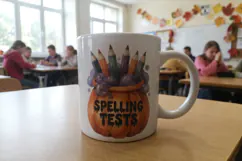October Classroom Spook Teacher Art Sublimation Product Image 6