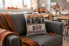 October Classroom Spook Teacher Art Sublimation Product Image 11